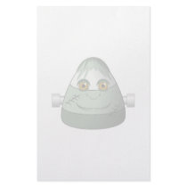 Creepy Candy Corn Frankenstein stationery