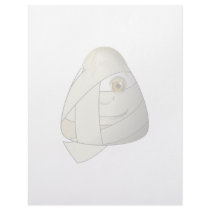 Creepy Candy Corn Mummy letterhead by mydeas Creepy Candy Corn Mummy letterhead