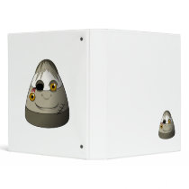 Creepy Candy Corn Zombie 3 Ring Binders