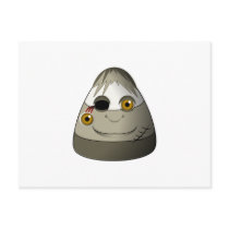 Creepy Candy Corn Zombie Postcards