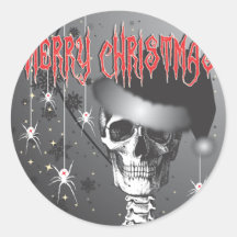 Creepy Christmas Sticker