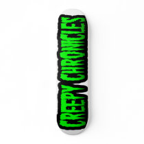 Creepy Chronicles Logo Deck Custom Skateboard
