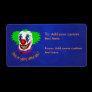 Creepy Clown Avery Label