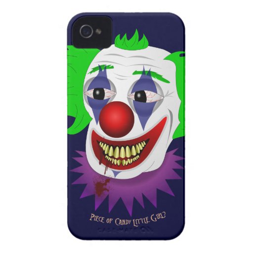 Creepy Clown iPhone 4 Barely There Case Case-Mate iPhone 4 Cases