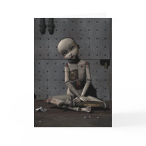 Creepy Doll Zelda - Greeting Card by PixiDreams Creepy Doll Zelda - Greeting Card