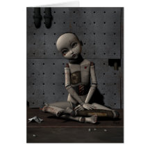 Creepy Doll Zelda - Greeting Card