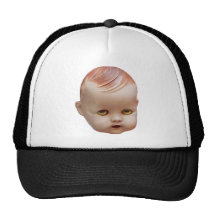 Creepy Doll's Head Hats