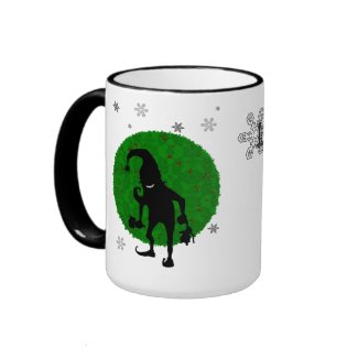 Creepy elf mug