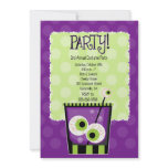 Creepy Eye Cocktail Adult Costume Party Invitation