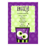 Creepy Eye Cocktail Adult Costume Party Invitation