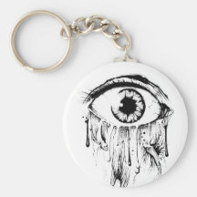 Creepy Eye Drip Keychain