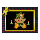 Creepy Gingerbread Man Business Card Template