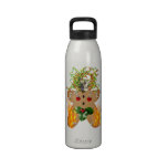 Creepy Gingerbread Man Drinking Bottle