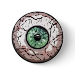 Creepy Green Eye -Button