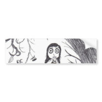 Creepy Halloween bumper stickers by loudesigns Creepy Halloween bumper stickers