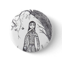 Creepy Halloween buttons by loudesigns Creepy Halloween buttons