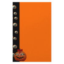 Creepy Halloween Jack O' Lantern Stationery Paper