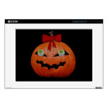 Creepy Halloween Jack O'Lantern Laptop Skins