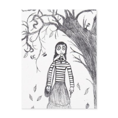 Creepy Halloween Post Cards by loudesigns