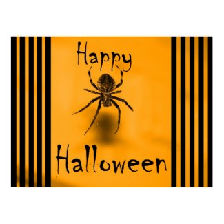 Creepy Halloween Spider Poster Print print