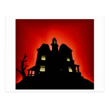 Creepy Haunted House Postcards