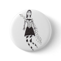 creepy heart girl buttons