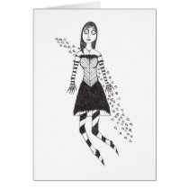 creepy heart girl cards by loudesigns creepy heart girl cards