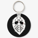 Creepy Hockey Mask Products keychains