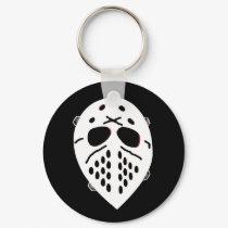 Creepy Hockey Mask Products keychains