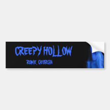 Creepy Hollow bumper sticker