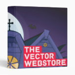 Creepy Hotel 3 Ring Binder