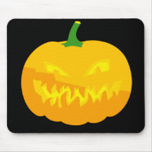 Creepy Jack-O-'Lantern Mouse Pads