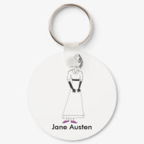 Creepy Jane Austen keychains