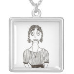 Creepy Jane Austen Pendant