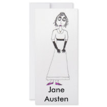 Creepy Jane Austen rack cards by loudesigns Creepy Jane Austen rack cards