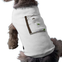 Creepy Jane Austen Rice Painting pet clothing