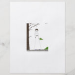 Creepy Jane Austen Rice Painting Flyers