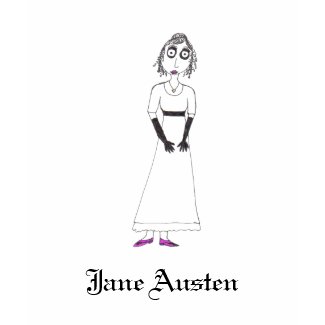 Creepy Jane Austen shirt