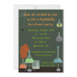 Creepy Lab Halloween Invite 5x7