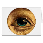 Creepy Odd Eye Ball Looking At You Card