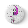 Creepy over the moon and stars pinback buttons