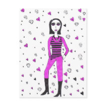 Creepy Punk Post Card