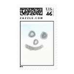 creepy smiley face postage