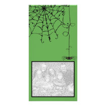 Creepy Spider.... Green photo cards
