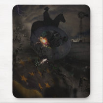 Creepy UFO Crash Mousepad