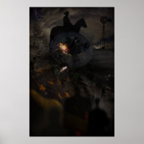 Creepy UFO Crash Poster