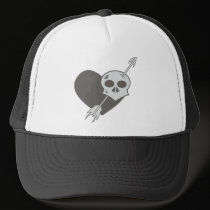 Creepy Valentine (Reversed) Caps hats