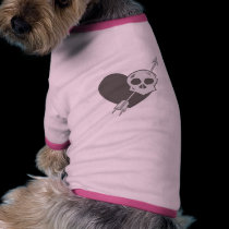 Creepy Valentine (Reversed) Pet Apparel pet clothing