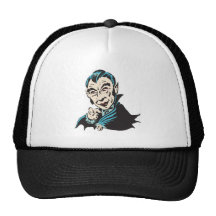 creepy vampire mesh hats