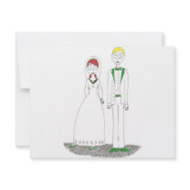 Creepy Wedding Irish Personalized Announcement